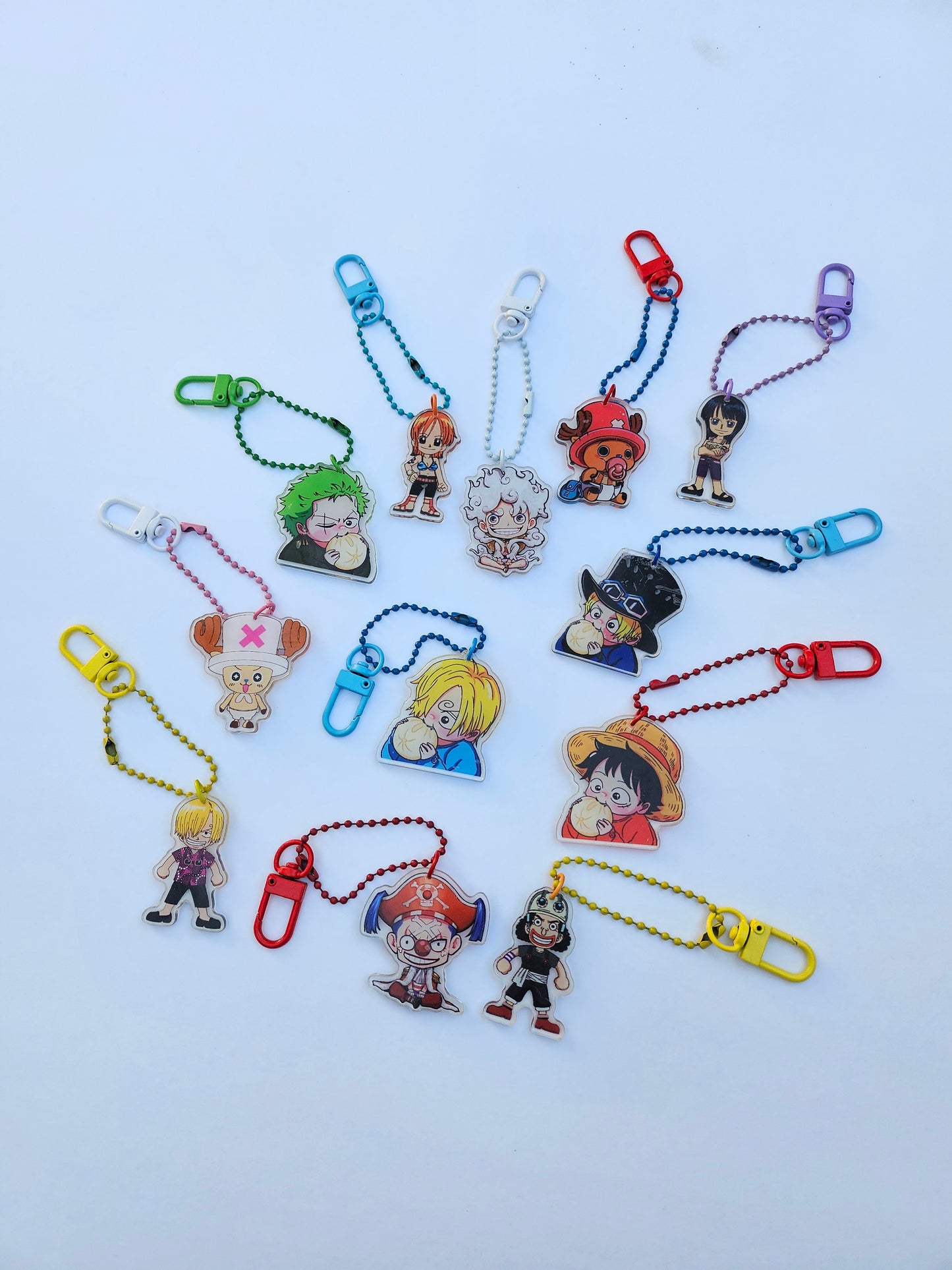 Straw Hat Crew Pirate Anime Acrylic Keychain