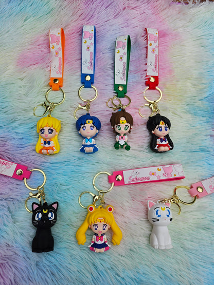 Sailor Anime Chibi Keychain