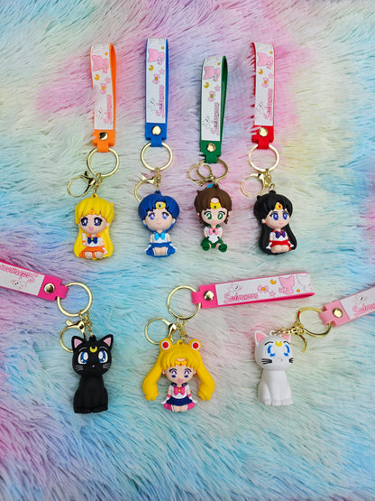 Sailor Anime Chibi Keychain