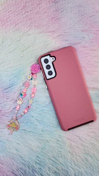 Fairytale Princess Beaded Phone Charm