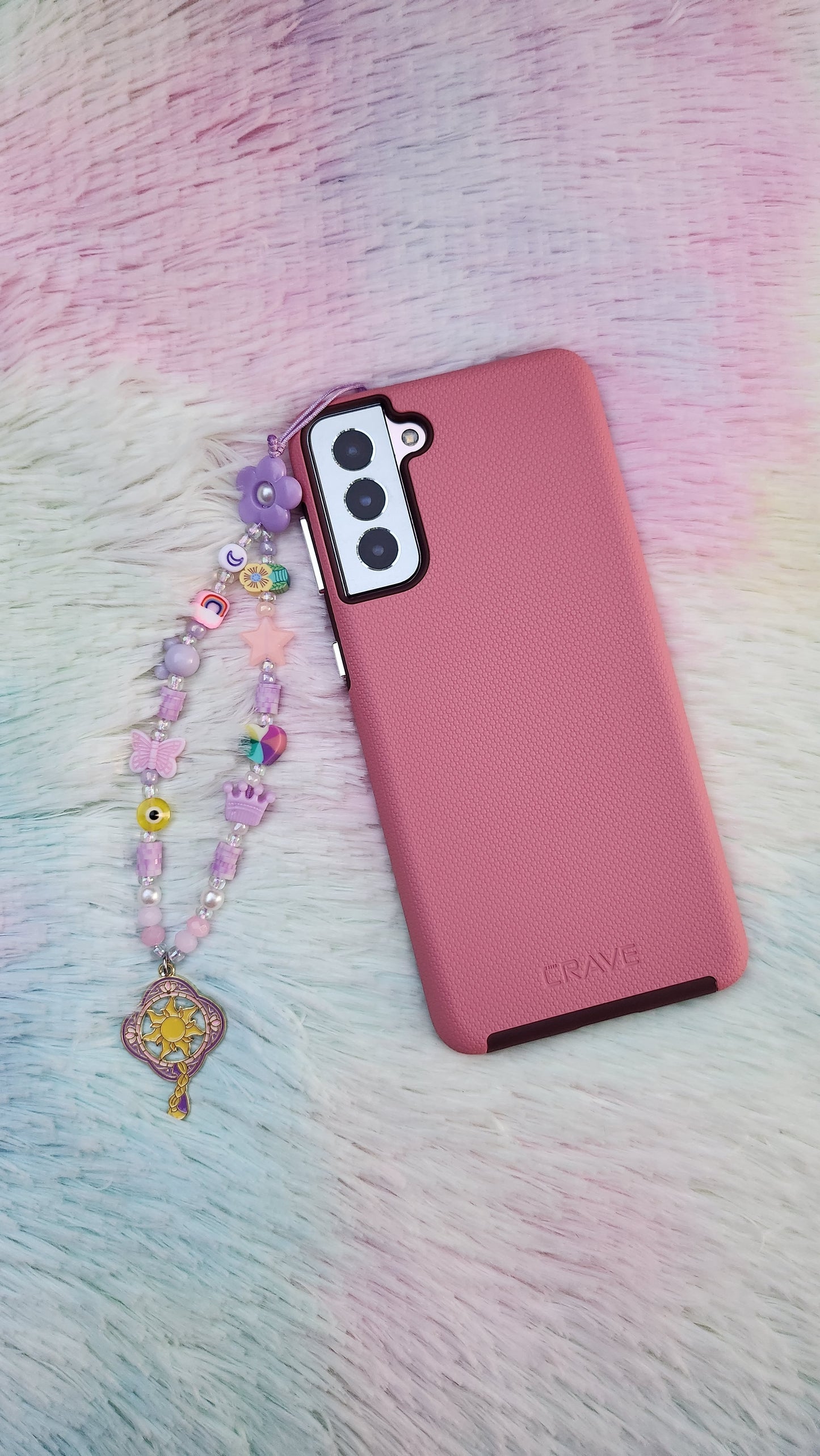 Fairytale Princess Beaded Phone Charm