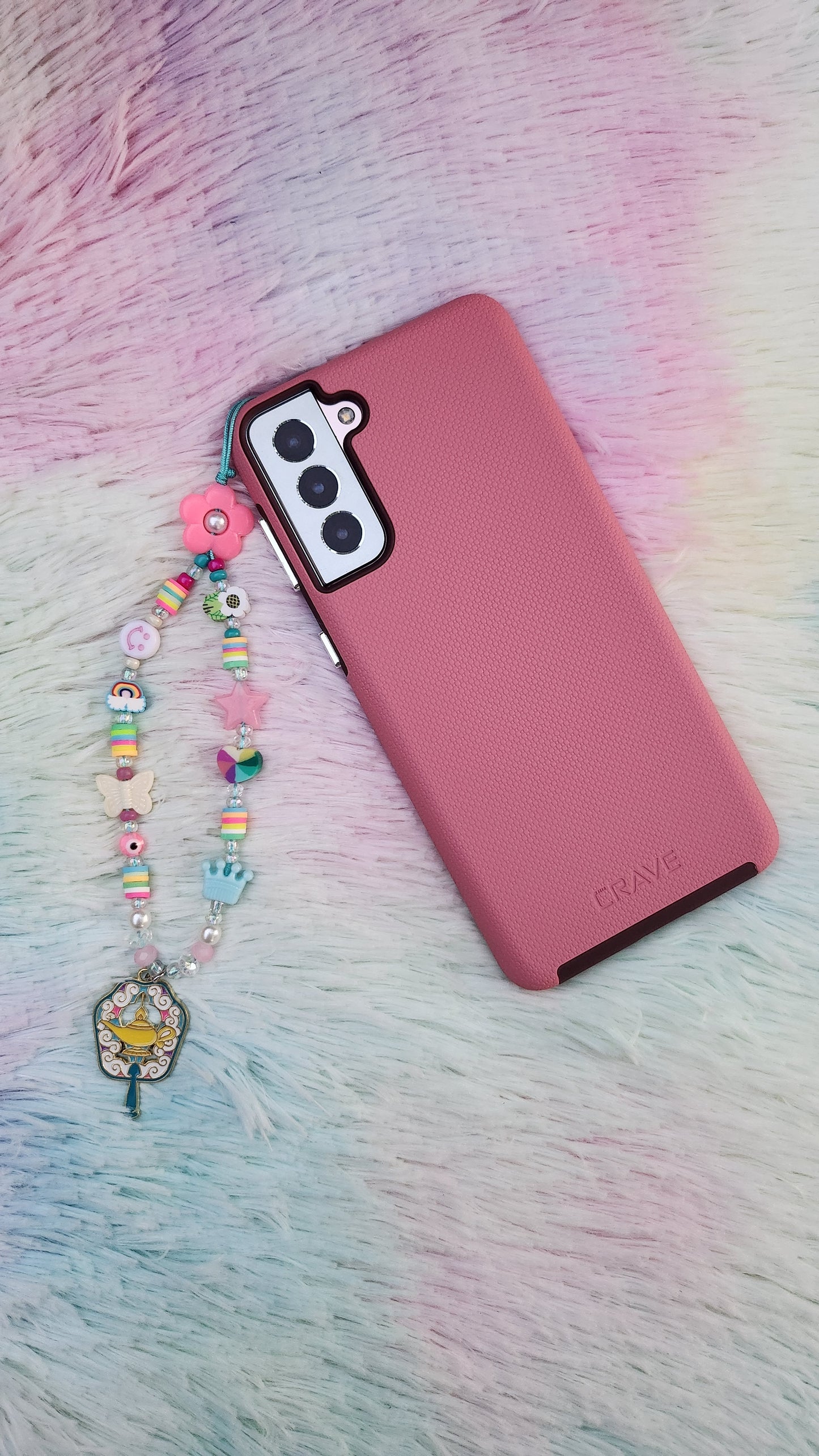 Fairytale Princess Beaded Phone Charm