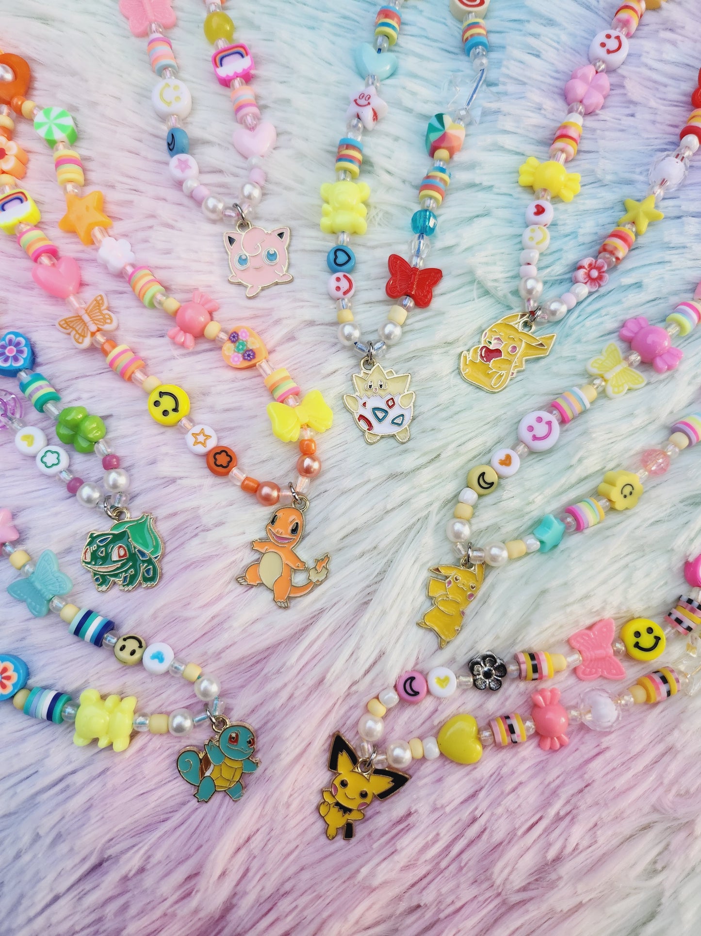 Gotta Catch 'Em All Beaded Phone Charm