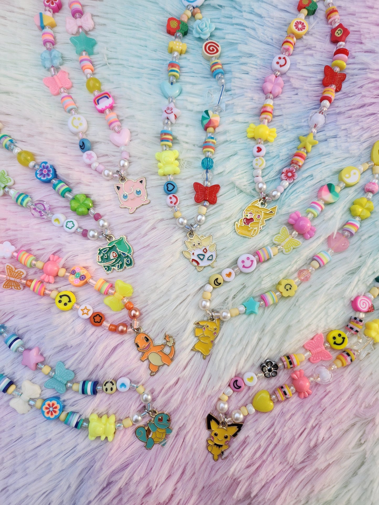 Gotta Catch 'Em All Beaded Phone Charm