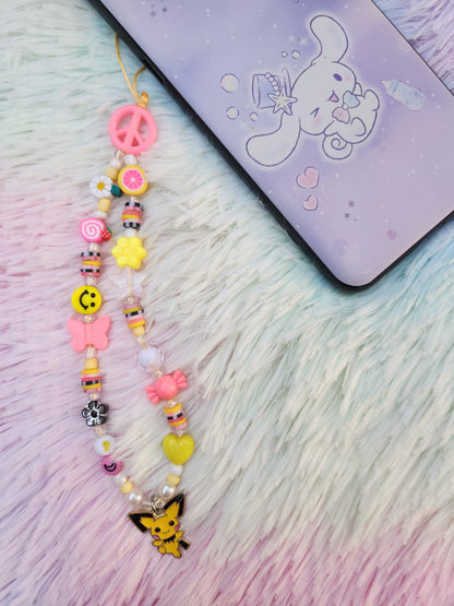 Gotta Catch 'Em All Beaded Phone Charm