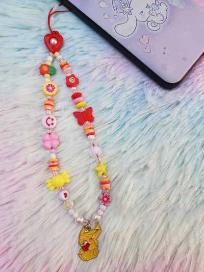 Gotta Catch 'Em All Beaded Phone Charm