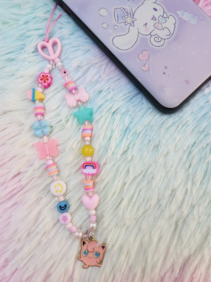 Gotta Catch 'Em All Beaded Phone Charm