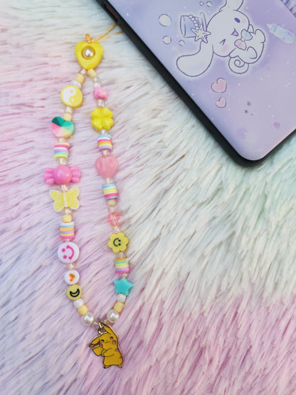 Gotta Catch 'Em All Beaded Phone Charm