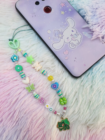 Gotta Catch 'Em All Beaded Phone Charm