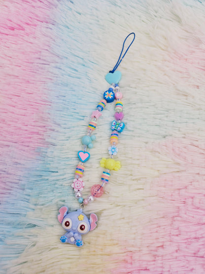 Alien Cartoon Chibi Beaded Phone Charm