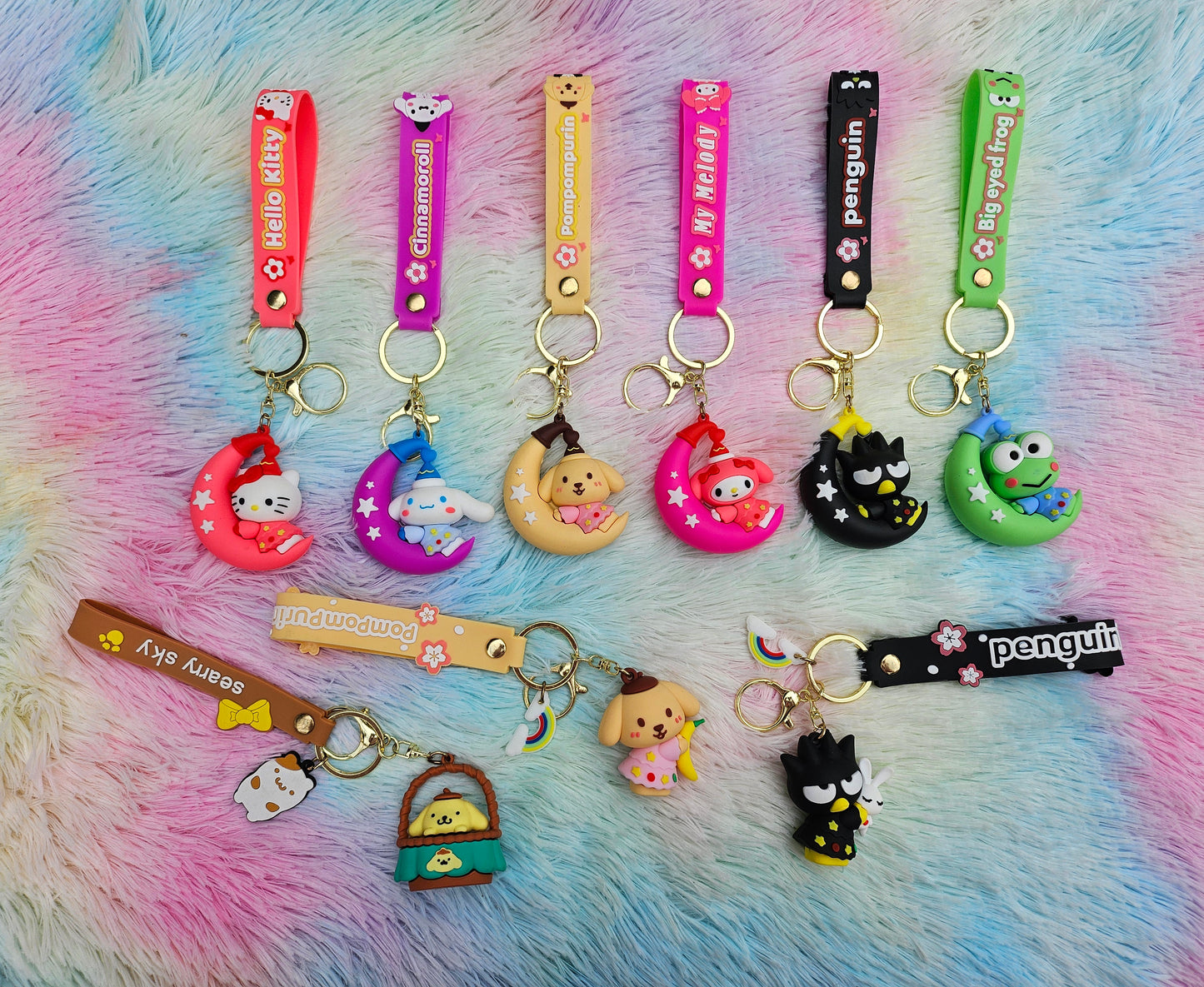 Kitty and Friends Sweet Dreams Keychain