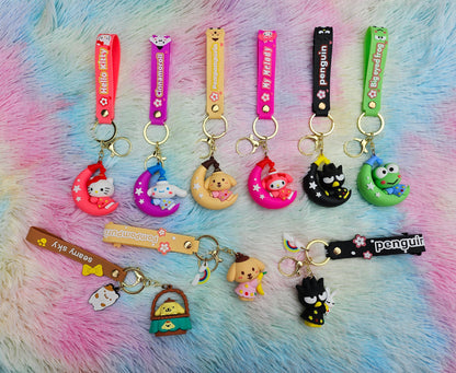 Kitty and Friends Sweet Dreams Keychain