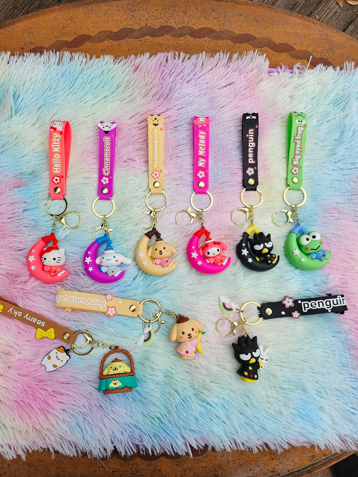 Kitty and Friends Sweet Dreams Keychain