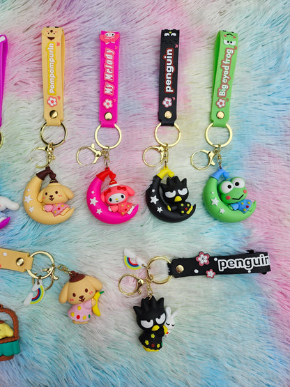 Kitty and Friends Sweet Dreams Keychain