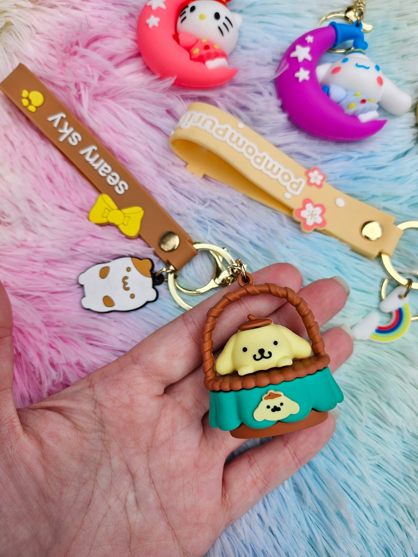 Kitty and Friends Sweet Dreams Keychain