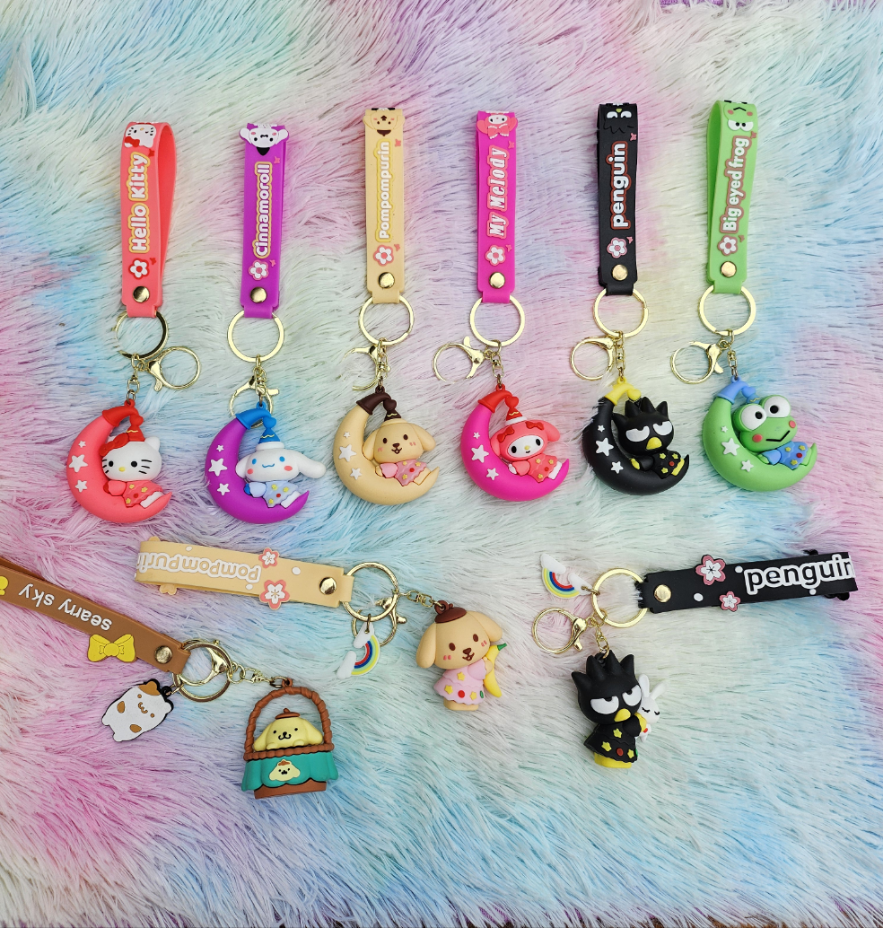 Kitty and Friends Sweet Dreams Keychain