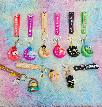 Kitty and Friends Sweet Dreams Keychain