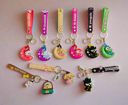 Kitty and Friends Sweet Dreams Keychain