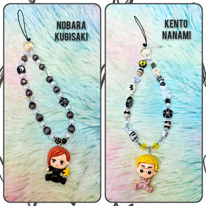 Anime JJK Wizard Beaded Phone Charm